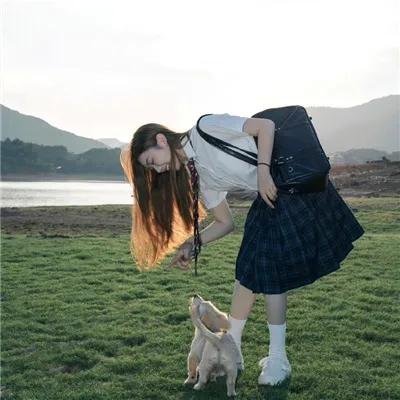 在海边